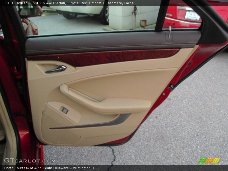 Crystal Red Tintcoat / Cashmere/Cocoa 2011 Cadillac CTS 4 3.6 AWD Sedan