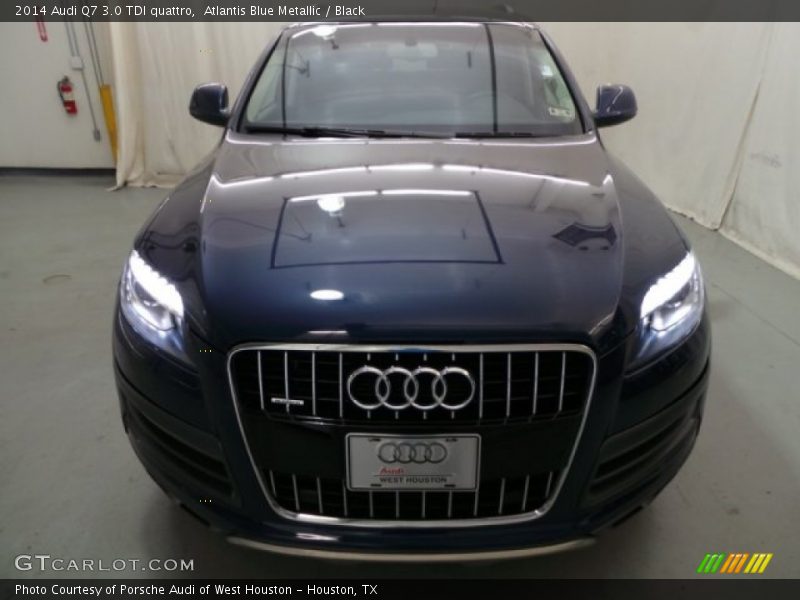 Atlantis Blue Metallic / Black 2014 Audi Q7 3.0 TDI quattro