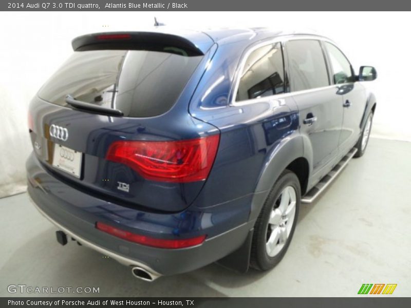 Atlantis Blue Metallic / Black 2014 Audi Q7 3.0 TDI quattro