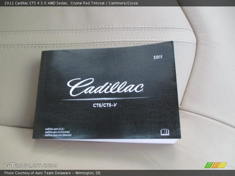 Crystal Red Tintcoat / Cashmere/Cocoa 2011 Cadillac CTS 4 3.6 AWD Sedan