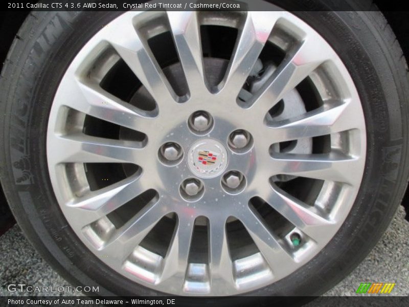 Crystal Red Tintcoat / Cashmere/Cocoa 2011 Cadillac CTS 4 3.6 AWD Sedan