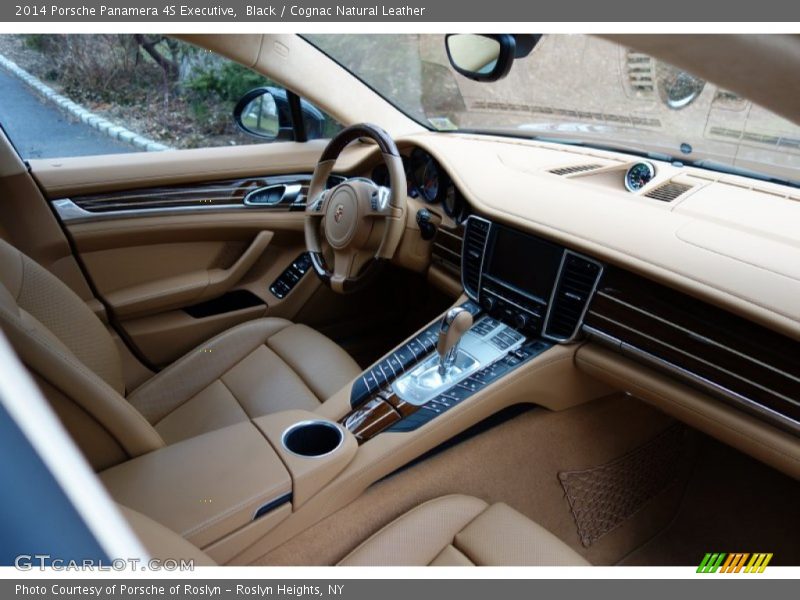 Black / Cognac Natural Leather 2014 Porsche Panamera 4S Executive