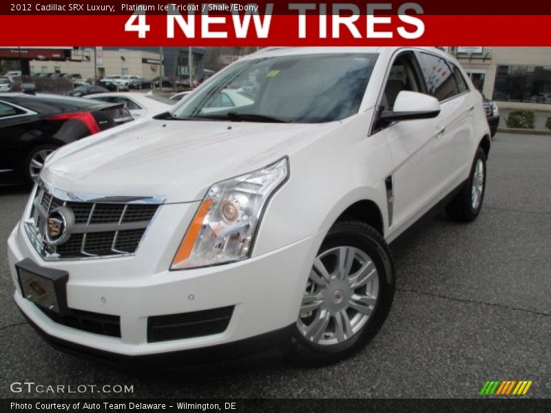 Platinum Ice Tricoat / Shale/Ebony 2012 Cadillac SRX Luxury