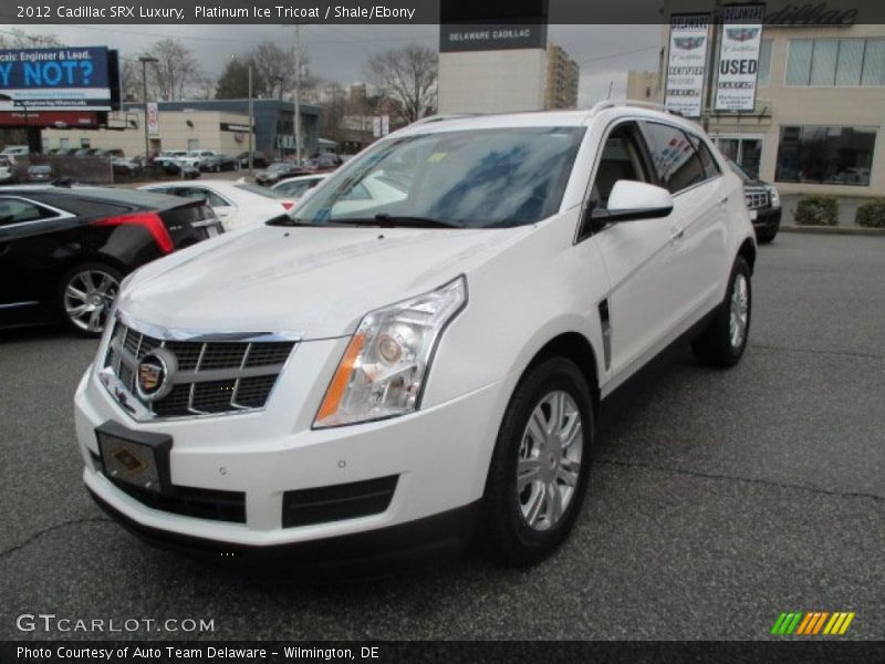 Platinum Ice Tricoat / Shale/Ebony 2012 Cadillac SRX Luxury