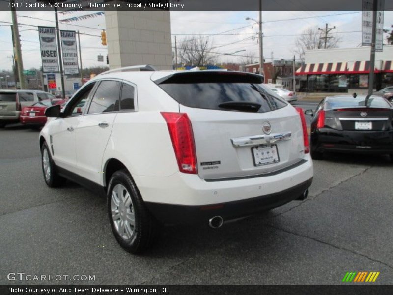 Platinum Ice Tricoat / Shale/Ebony 2012 Cadillac SRX Luxury