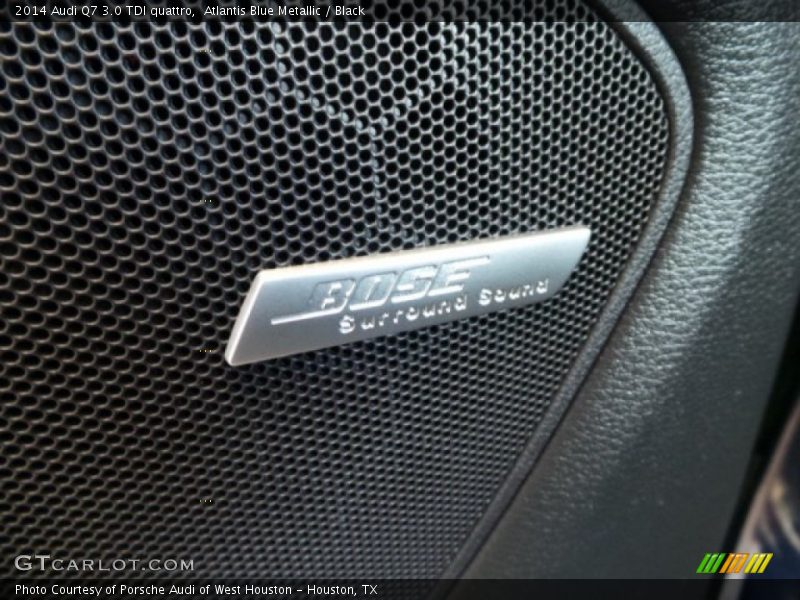 Atlantis Blue Metallic / Black 2014 Audi Q7 3.0 TDI quattro
