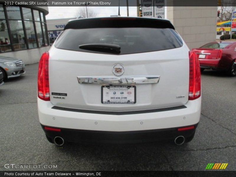 Platinum Ice Tricoat / Shale/Ebony 2012 Cadillac SRX Luxury