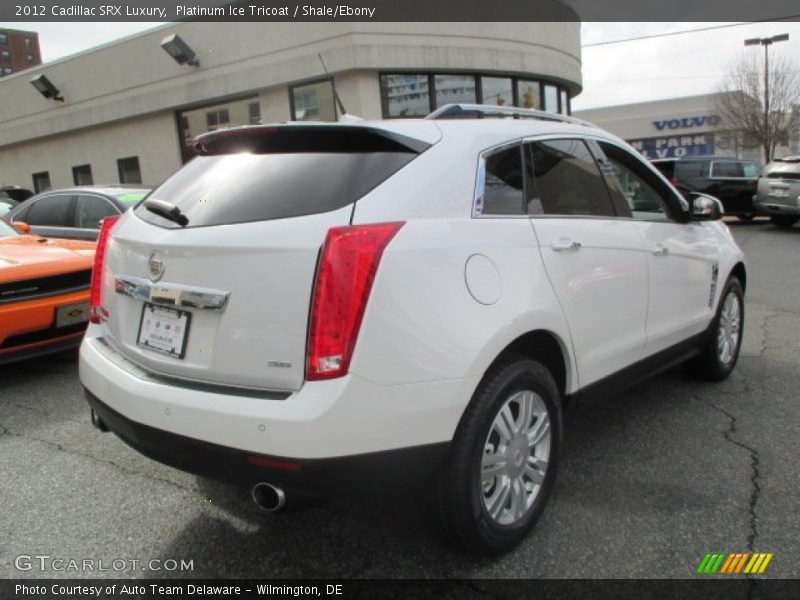 Platinum Ice Tricoat / Shale/Ebony 2012 Cadillac SRX Luxury