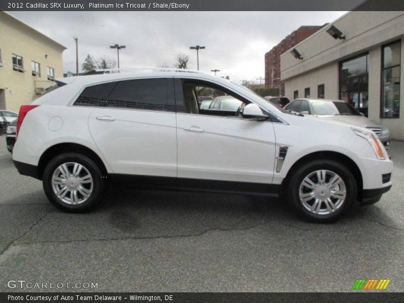 Platinum Ice Tricoat / Shale/Ebony 2012 Cadillac SRX Luxury