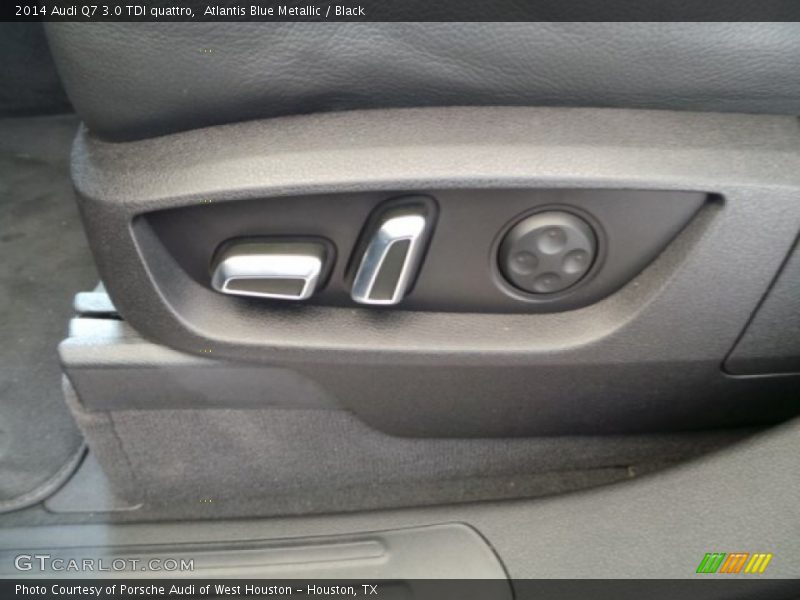 Atlantis Blue Metallic / Black 2014 Audi Q7 3.0 TDI quattro