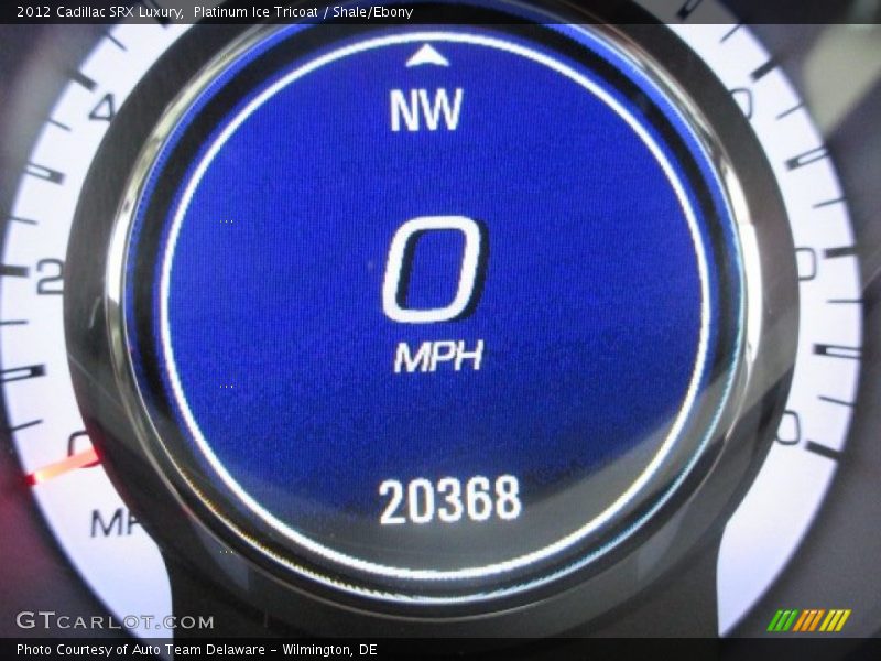 Platinum Ice Tricoat / Shale/Ebony 2012 Cadillac SRX Luxury