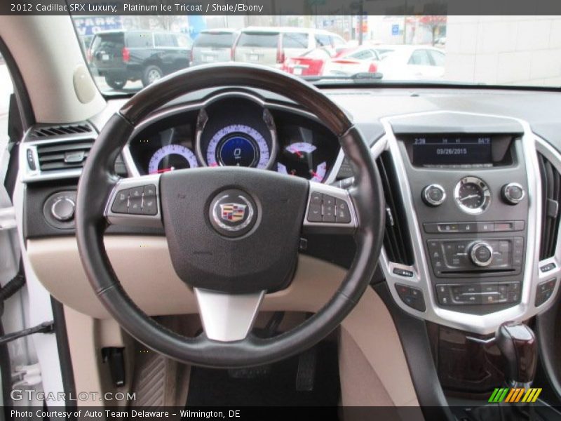 Platinum Ice Tricoat / Shale/Ebony 2012 Cadillac SRX Luxury