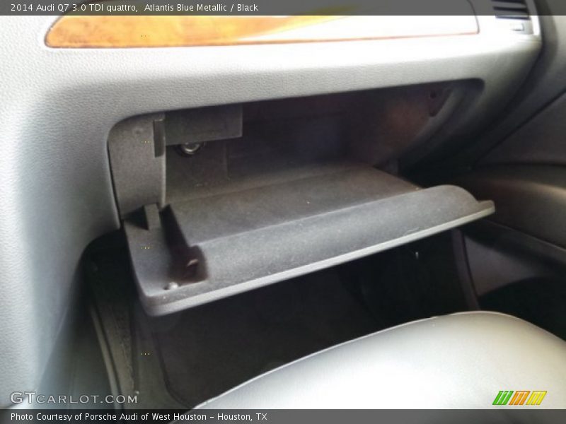 Atlantis Blue Metallic / Black 2014 Audi Q7 3.0 TDI quattro