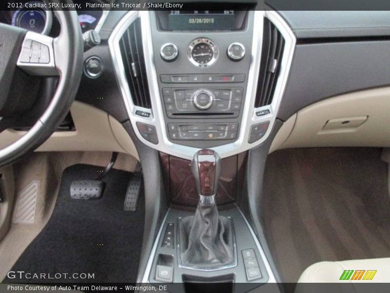 Platinum Ice Tricoat / Shale/Ebony 2012 Cadillac SRX Luxury