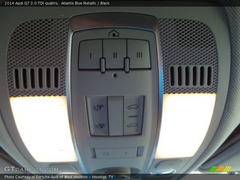 Atlantis Blue Metallic / Black 2014 Audi Q7 3.0 TDI quattro