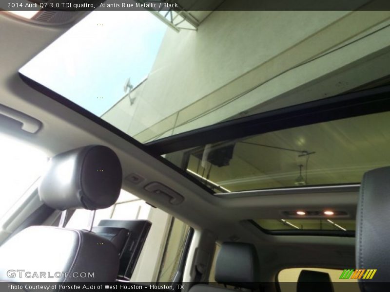 Atlantis Blue Metallic / Black 2014 Audi Q7 3.0 TDI quattro