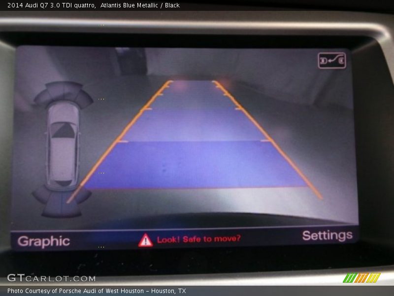 Atlantis Blue Metallic / Black 2014 Audi Q7 3.0 TDI quattro
