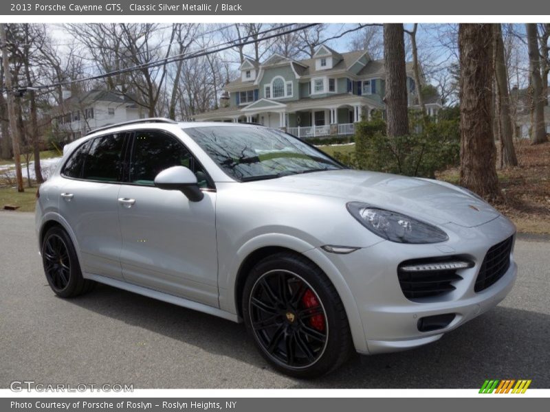 Classic Silver Metallic / Black 2013 Porsche Cayenne GTS