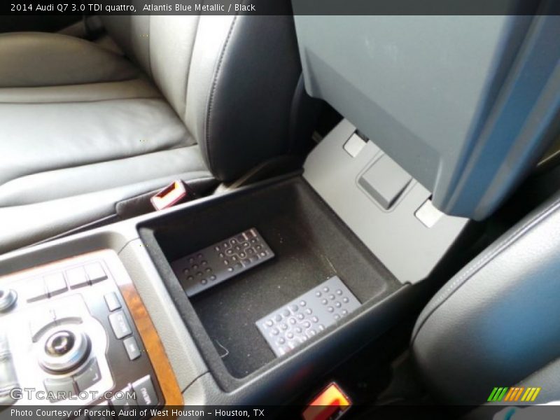 Atlantis Blue Metallic / Black 2014 Audi Q7 3.0 TDI quattro