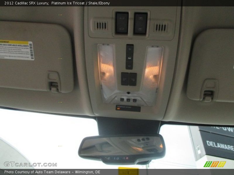 Platinum Ice Tricoat / Shale/Ebony 2012 Cadillac SRX Luxury