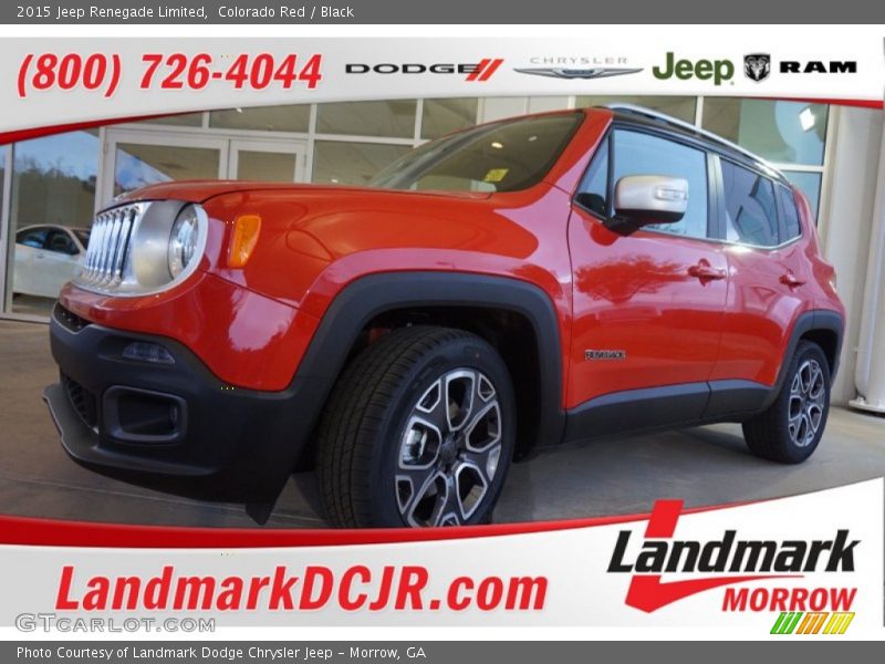 Colorado Red / Black 2015 Jeep Renegade Limited