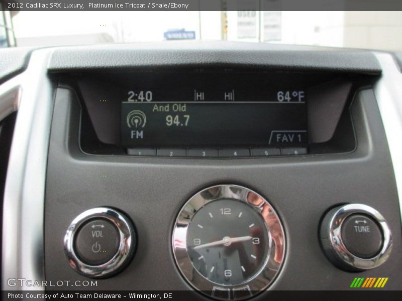 Platinum Ice Tricoat / Shale/Ebony 2012 Cadillac SRX Luxury