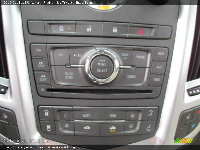 Platinum Ice Tricoat / Shale/Ebony 2012 Cadillac SRX Luxury