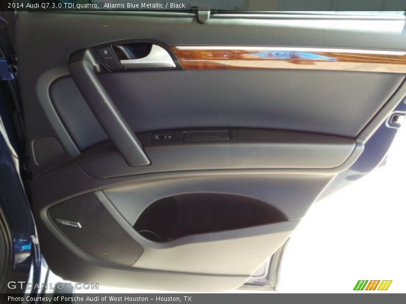 Atlantis Blue Metallic / Black 2014 Audi Q7 3.0 TDI quattro