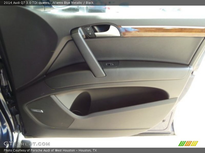 Atlantis Blue Metallic / Black 2014 Audi Q7 3.0 TDI quattro