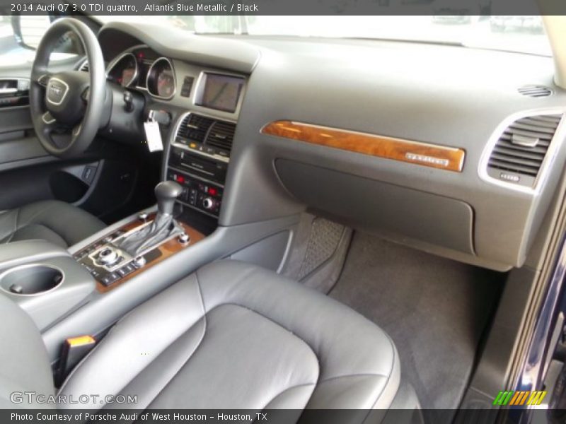 Atlantis Blue Metallic / Black 2014 Audi Q7 3.0 TDI quattro