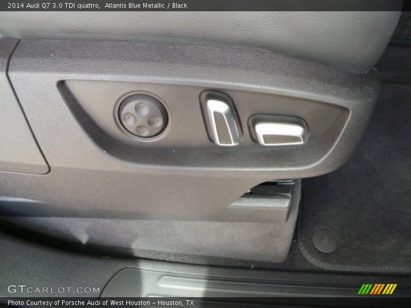 Atlantis Blue Metallic / Black 2014 Audi Q7 3.0 TDI quattro
