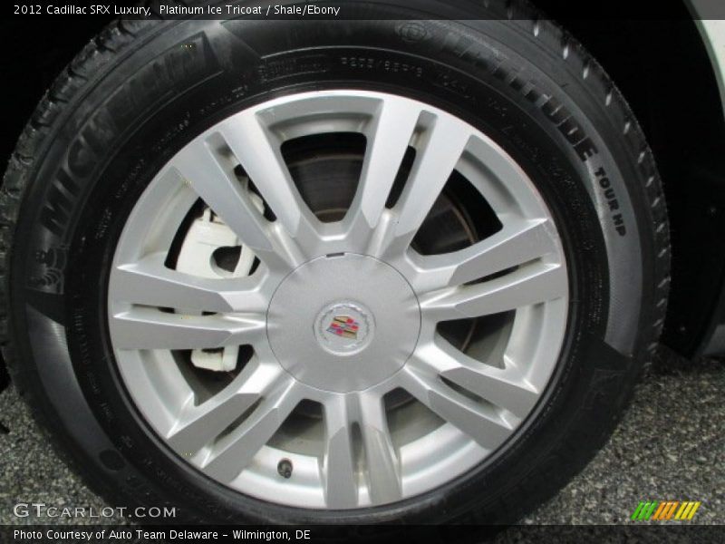 Platinum Ice Tricoat / Shale/Ebony 2012 Cadillac SRX Luxury