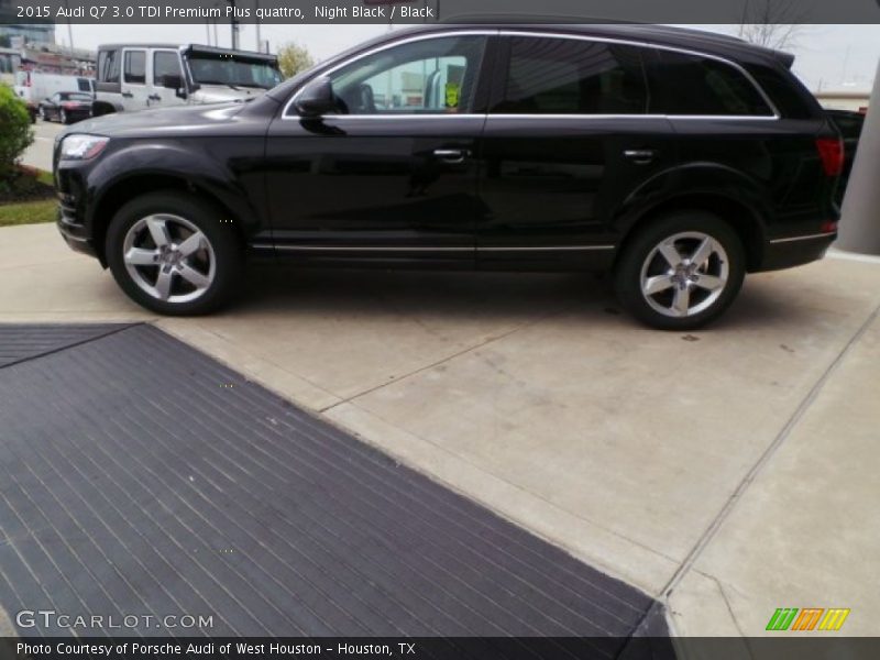 Night Black / Black 2015 Audi Q7 3.0 TDI Premium Plus quattro