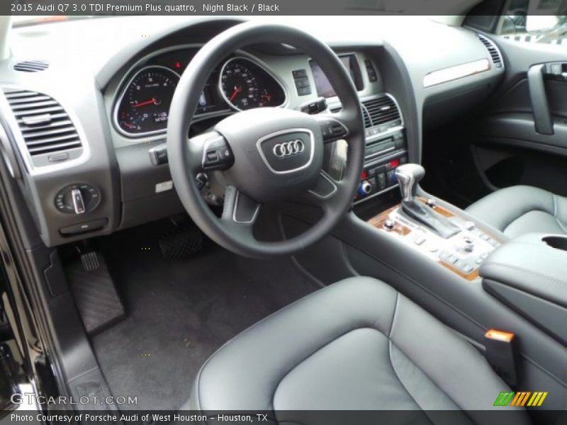  2015 Q7 3.0 TDI Premium Plus quattro Black Interior