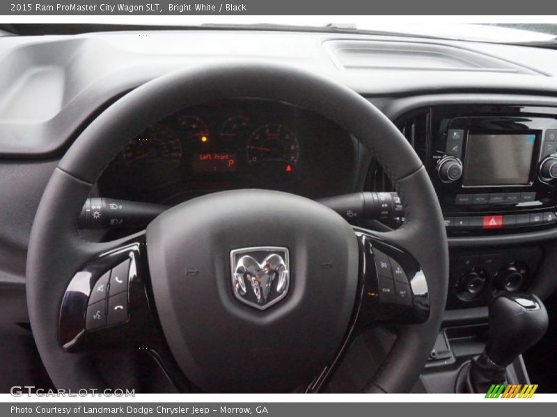 Bright White / Black 2015 Ram ProMaster City Wagon SLT