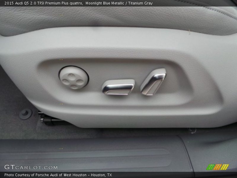 Moonlight Blue Metallic / Titanium Gray 2015 Audi Q5 2.0 TFSI Premium Plus quattro