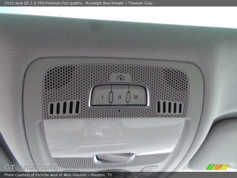 Moonlight Blue Metallic / Titanium Gray 2015 Audi Q5 2.0 TFSI Premium Plus quattro