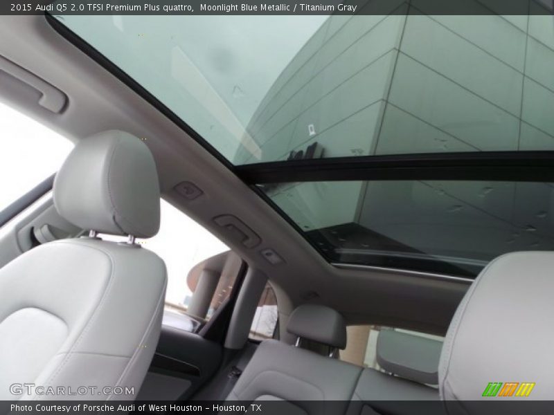 Moonlight Blue Metallic / Titanium Gray 2015 Audi Q5 2.0 TFSI Premium Plus quattro