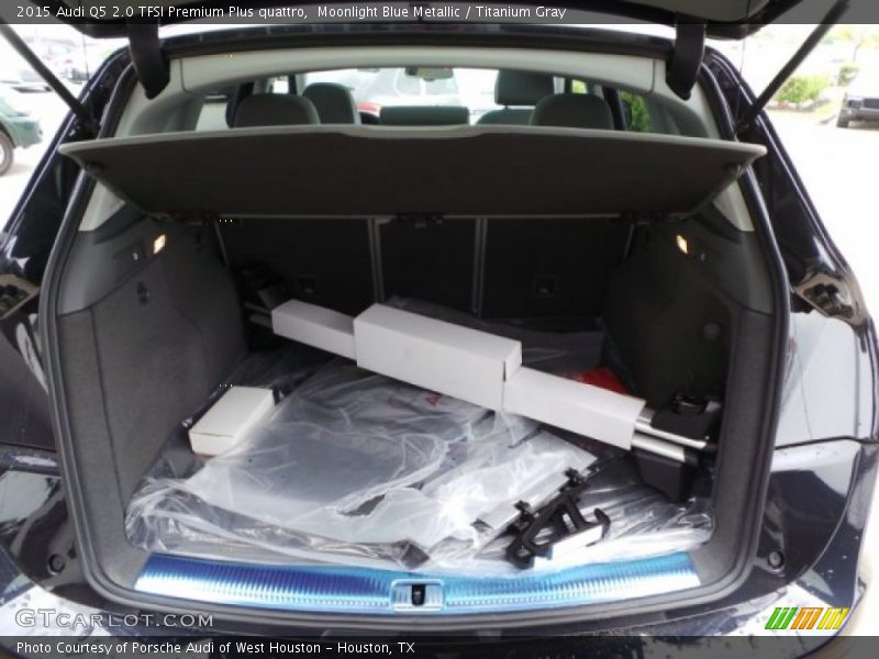 Moonlight Blue Metallic / Titanium Gray 2015 Audi Q5 2.0 TFSI Premium Plus quattro