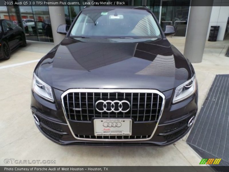 Lava Gray Metallic / Black 2015 Audi Q5 3.0 TFSI Premium Plus quattro
