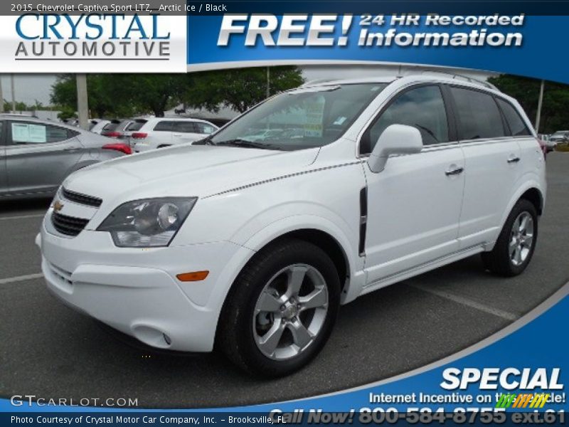 Arctic Ice / Black 2015 Chevrolet Captiva Sport LTZ