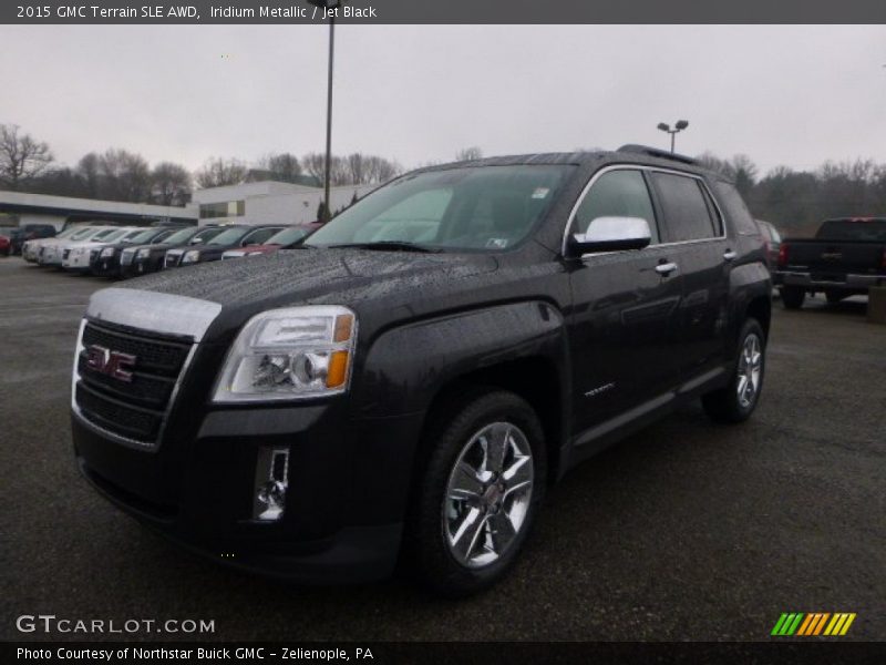 Iridium Metallic / Jet Black 2015 GMC Terrain SLE AWD