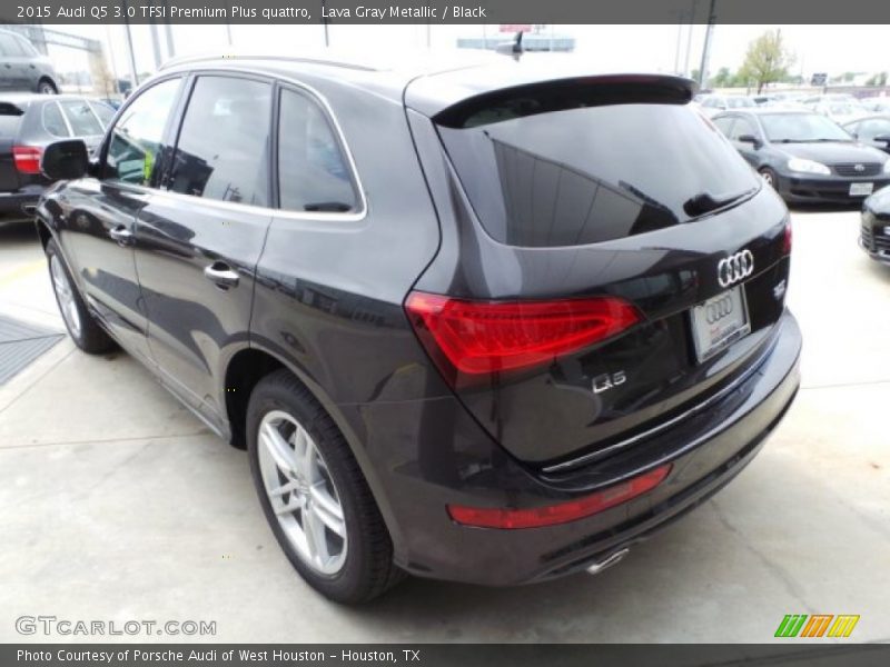 Lava Gray Metallic / Black 2015 Audi Q5 3.0 TFSI Premium Plus quattro