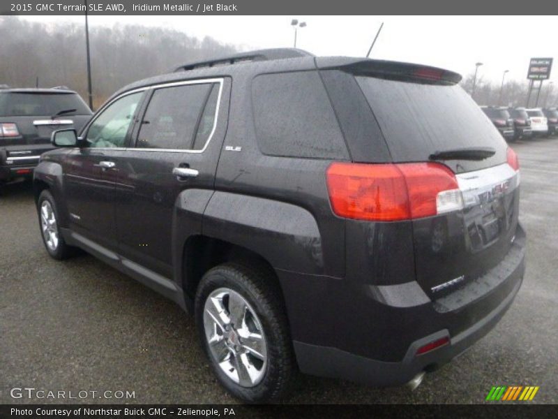 Iridium Metallic / Jet Black 2015 GMC Terrain SLE AWD