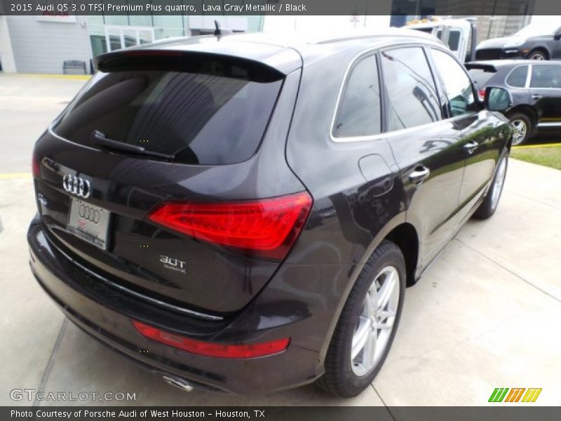Lava Gray Metallic / Black 2015 Audi Q5 3.0 TFSI Premium Plus quattro