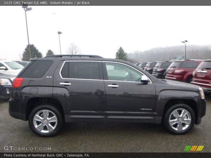 Iridium Metallic / Jet Black 2015 GMC Terrain SLE AWD
