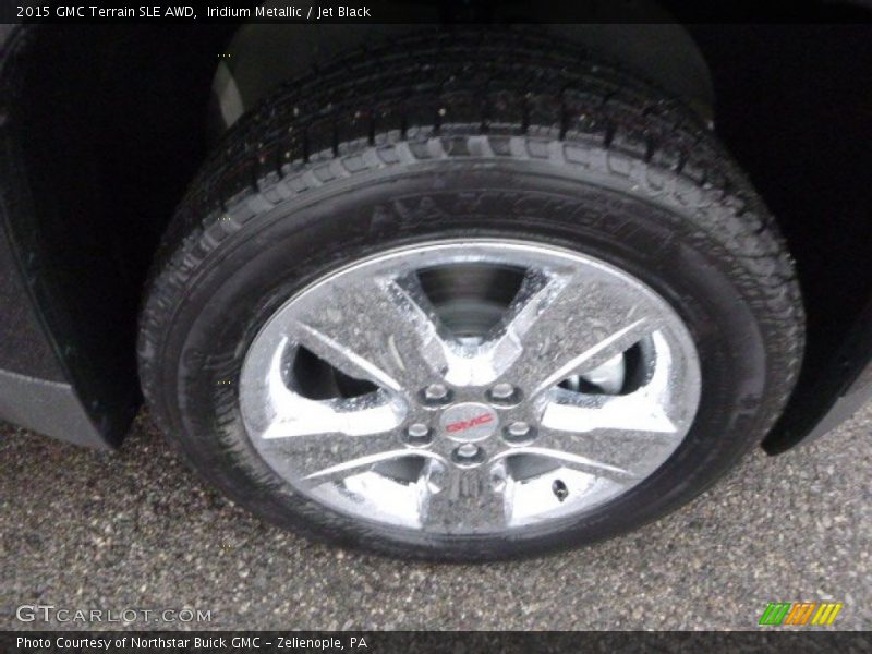 Iridium Metallic / Jet Black 2015 GMC Terrain SLE AWD