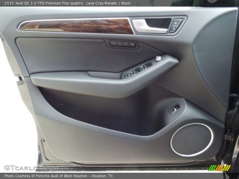 Lava Gray Metallic / Black 2015 Audi Q5 3.0 TFSI Premium Plus quattro