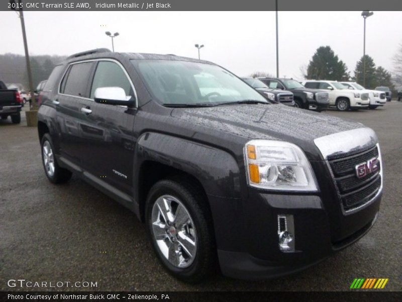 Iridium Metallic / Jet Black 2015 GMC Terrain SLE AWD