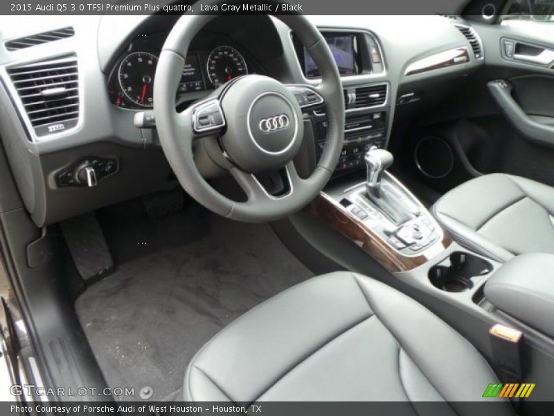 Lava Gray Metallic / Black 2015 Audi Q5 3.0 TFSI Premium Plus quattro